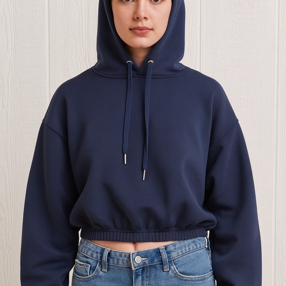 SPANX Dark Blue Women's Hoodie - Picture 1 of 6
